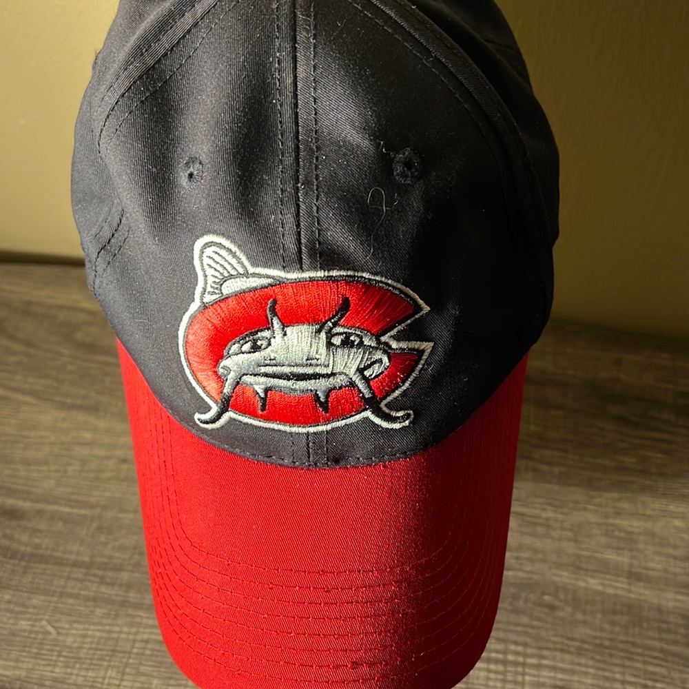 MLB Men’s Carolina Mudcats Adjustable 6Panel Hat Color Blue/Red